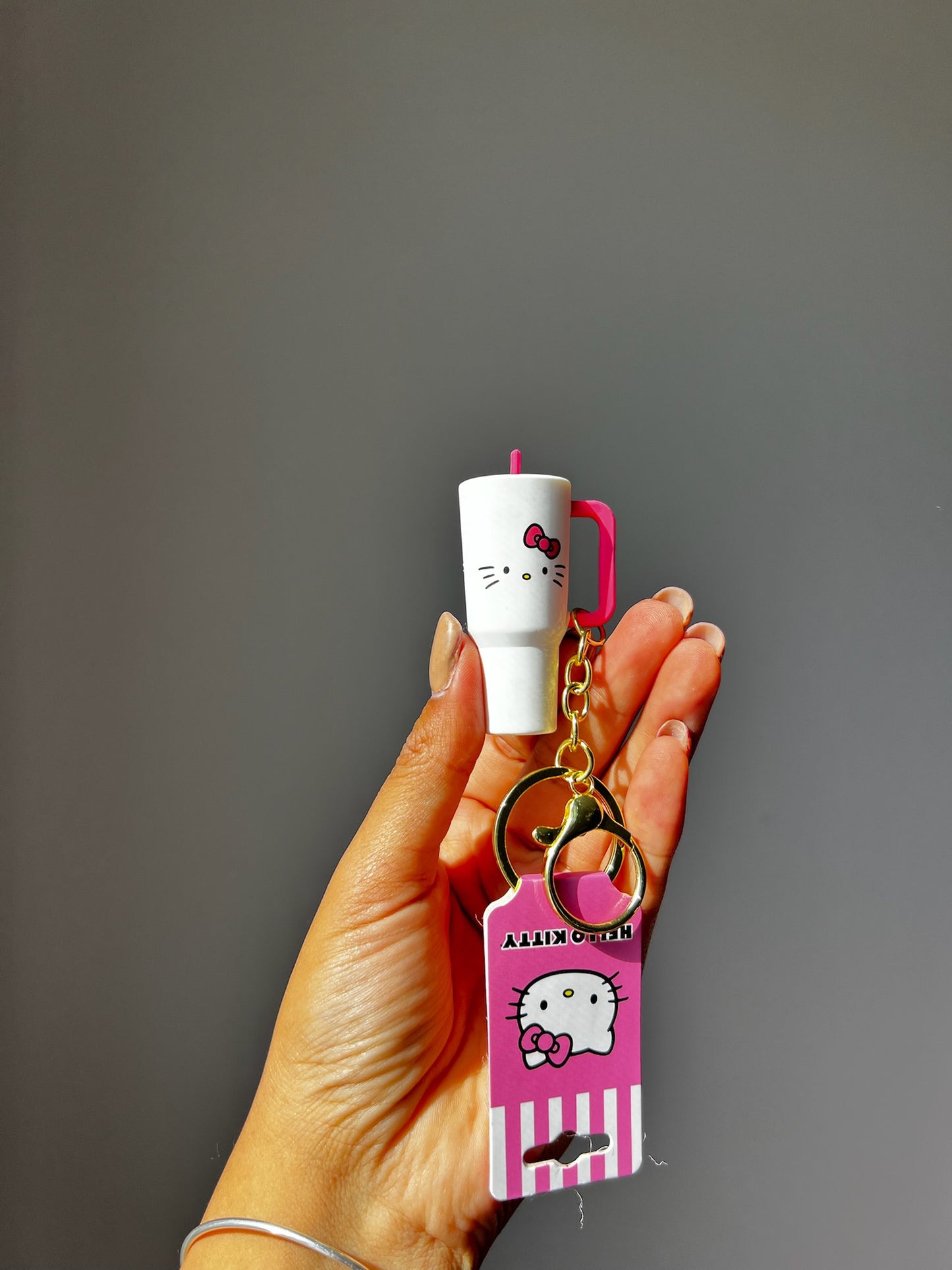 Keychain Tumbler Hello Kitty