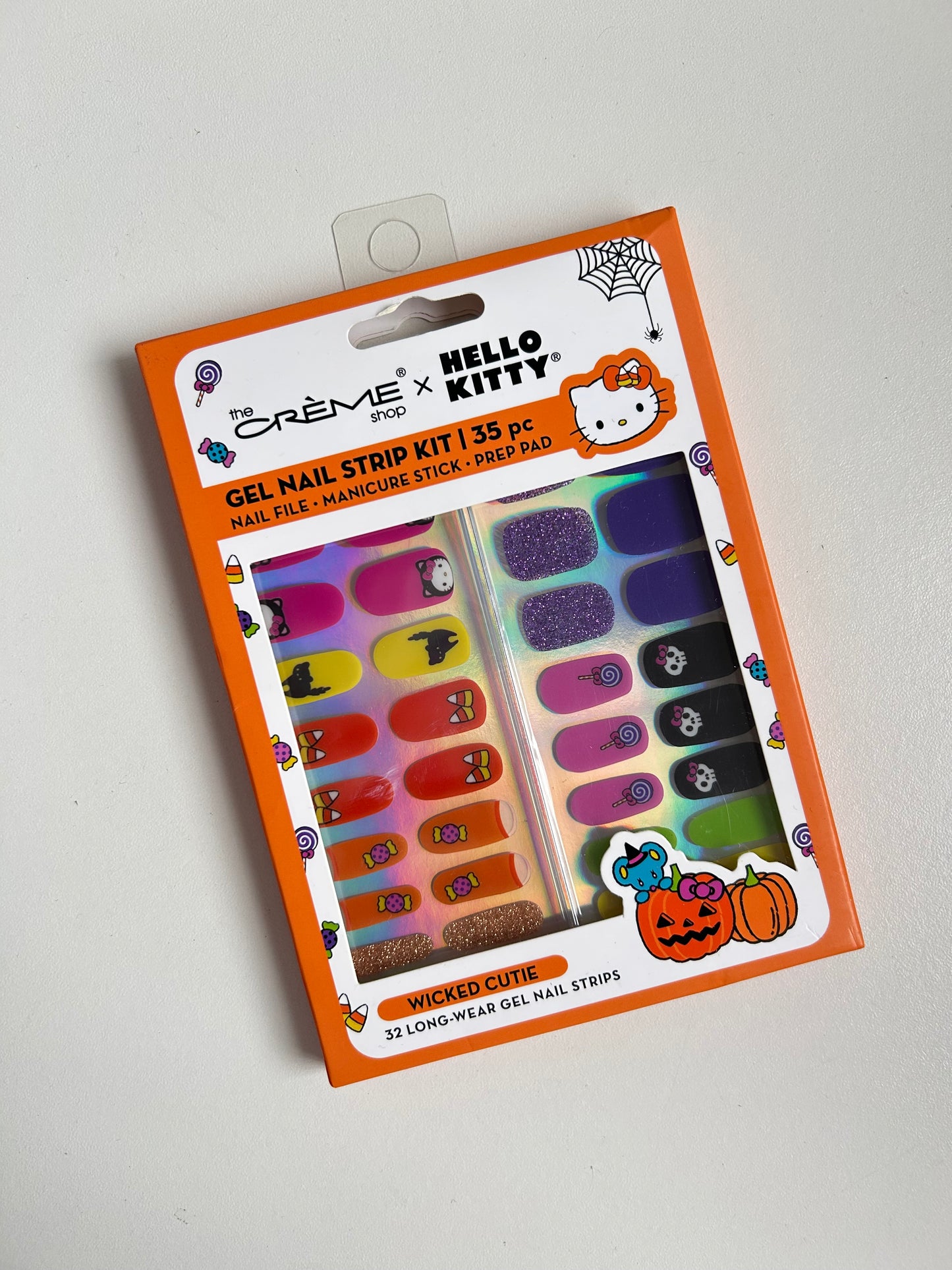 Kit de Gel Nail Strip Hello Kitty Dulces de Maíz The Créme Shop