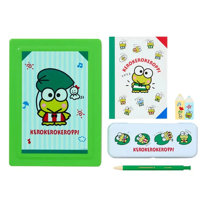 Juego de Papelería keroppi Set de 5 Piezas ***Preorden***