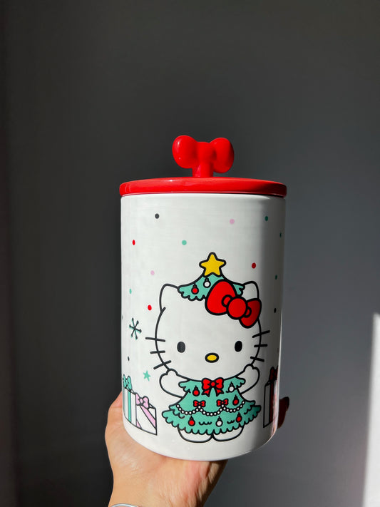 Contenedor Hello Kitty Arbolito De Navidad