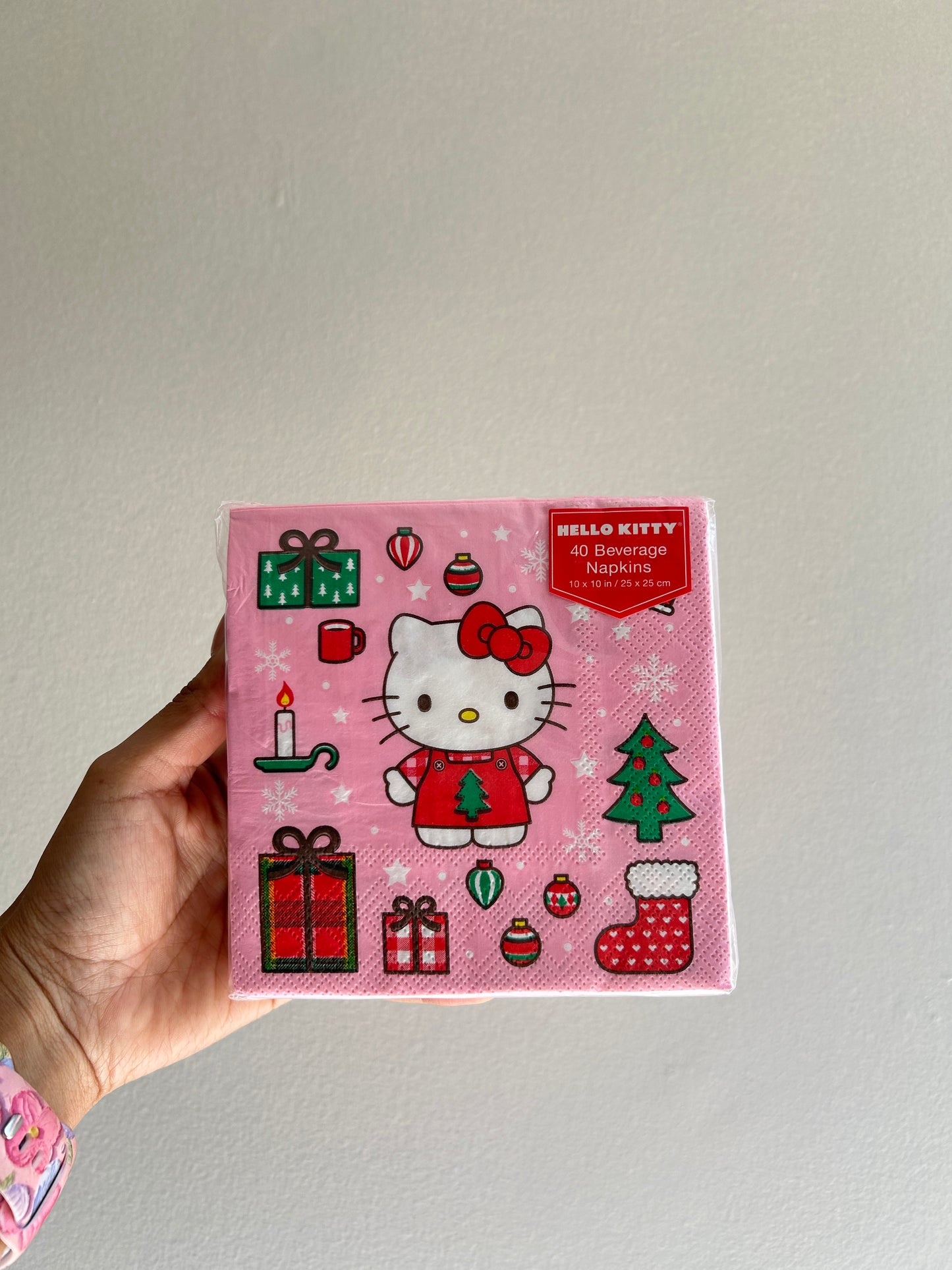 Servilletas Desechables Hello Kitty Navidad