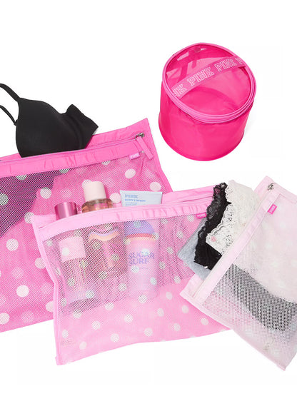 Set De 4 Bolsas De Viaje PINK ***Preorden***