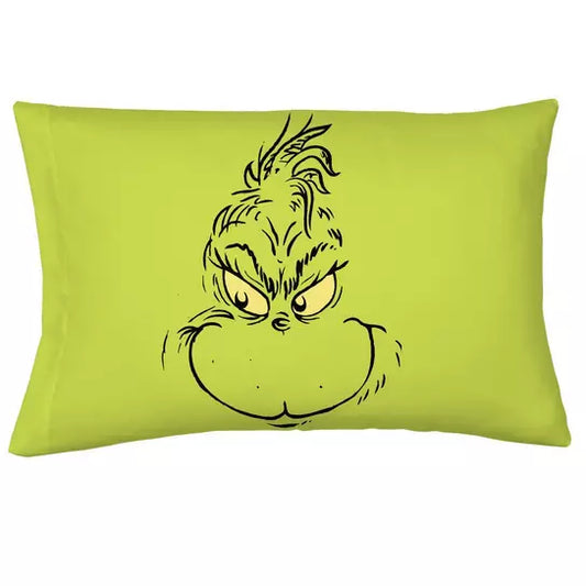 Funda De Almohadas Tipo Satin El Grinch ***Preorden***