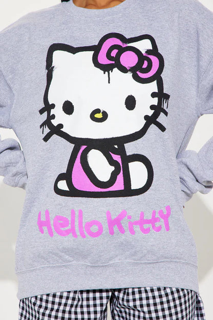 Hello Kitty Crew Neck Sweatshirt ***Preorden***