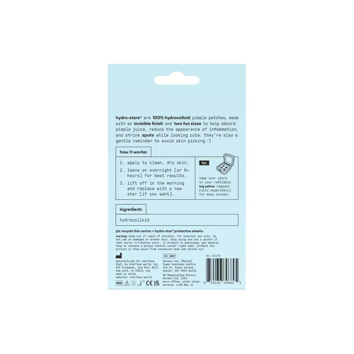 Patches Hydro-Star Transparentes Satrface ***Preorden***