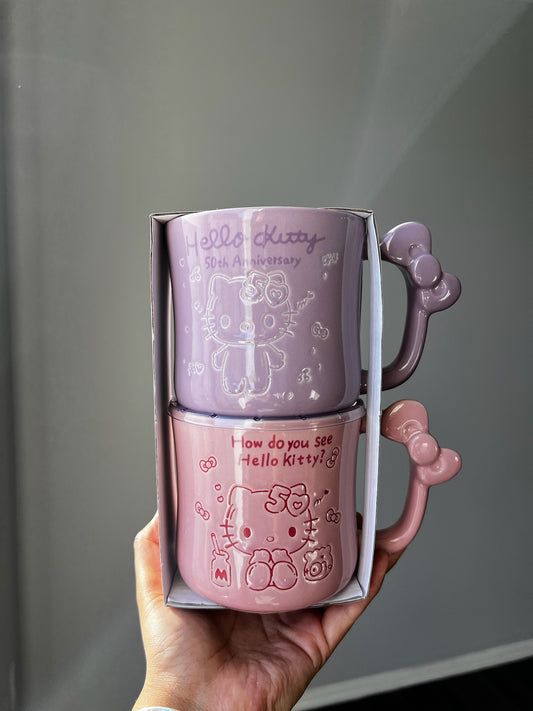 Set De Tazas Hello Kitty 50th Aniversary