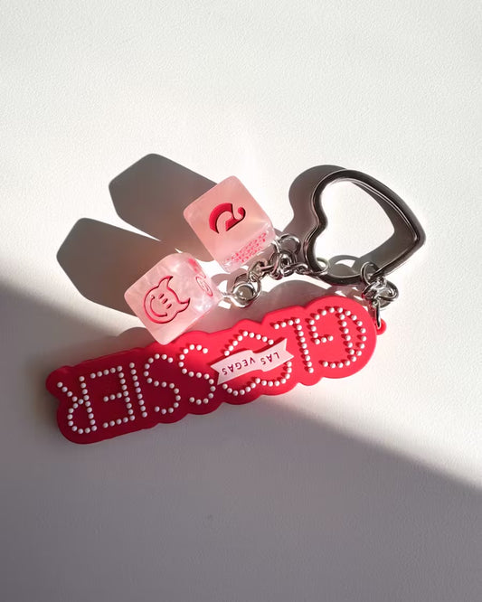 Vegas Keychain Glossier