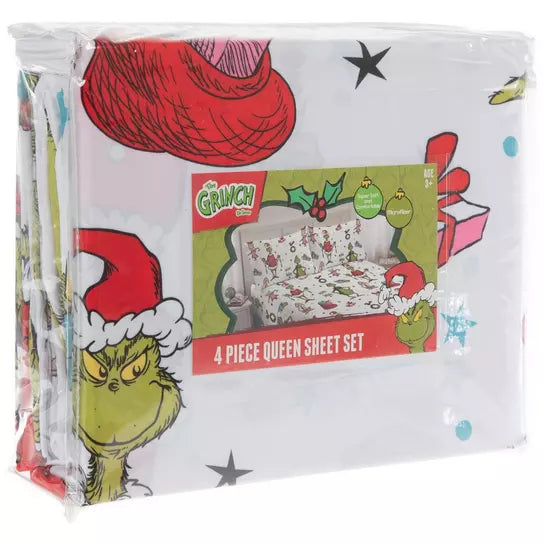 Juego de Sábanas Queen El Grinch ***Preorden***
