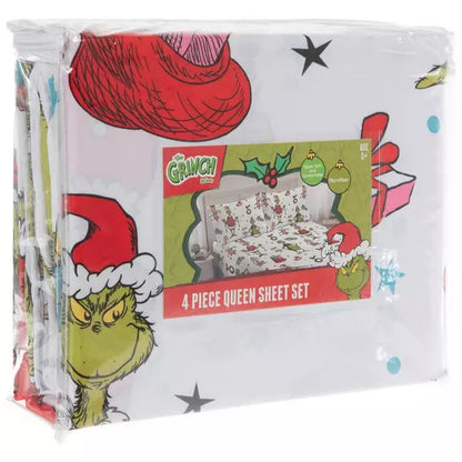 Juego de Sábanas Queen El Grinch ***Preorden***
