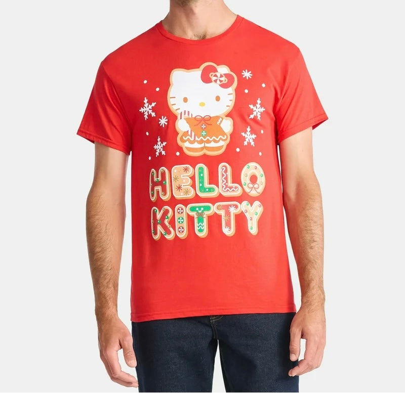 Playera Sanrio Navideña Hombre ***Preorden***