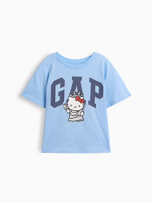 Playera GAP Niños Hello Kitty Estatua de la Libertad ***Preorden***