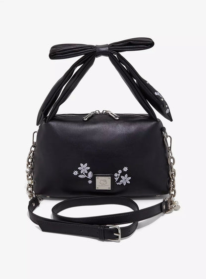 Crossbody Bag Hello Kitty Houndstooth Floral ***Preorden***