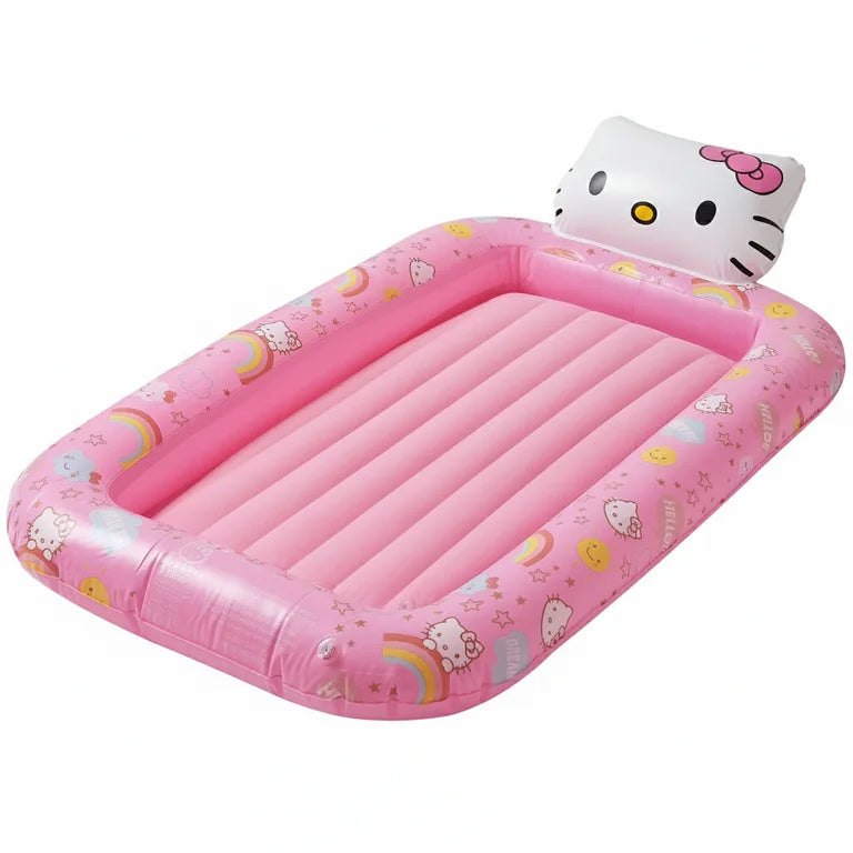 Cama Inflale Hello Kitty Arcoíris ***Preorden***