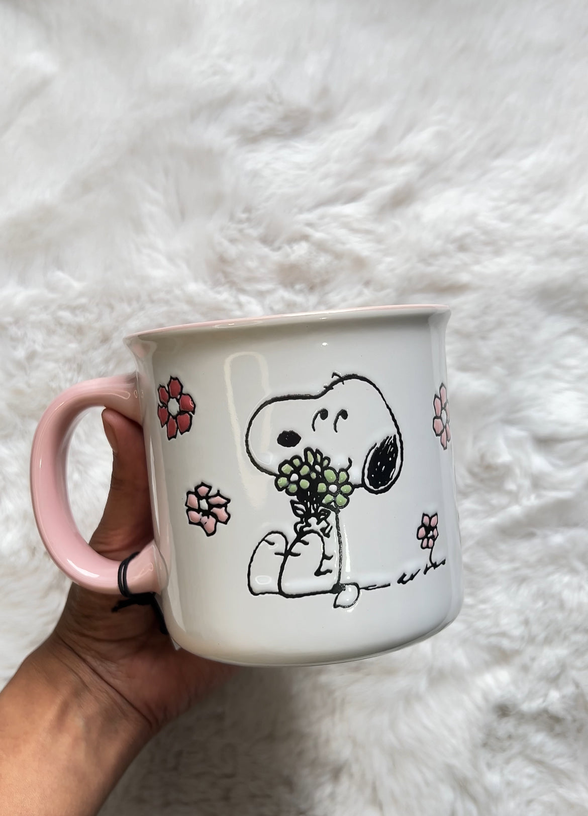 Taza Snoopy Flores