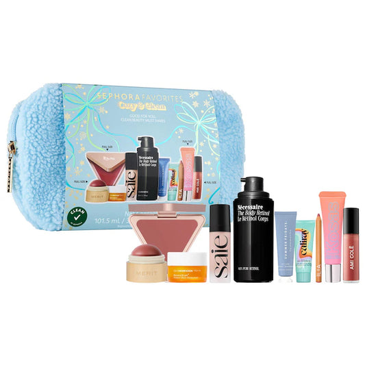 Cozy and Clean Makeup and Skincare Set Sephora Favorites ***Preorden***