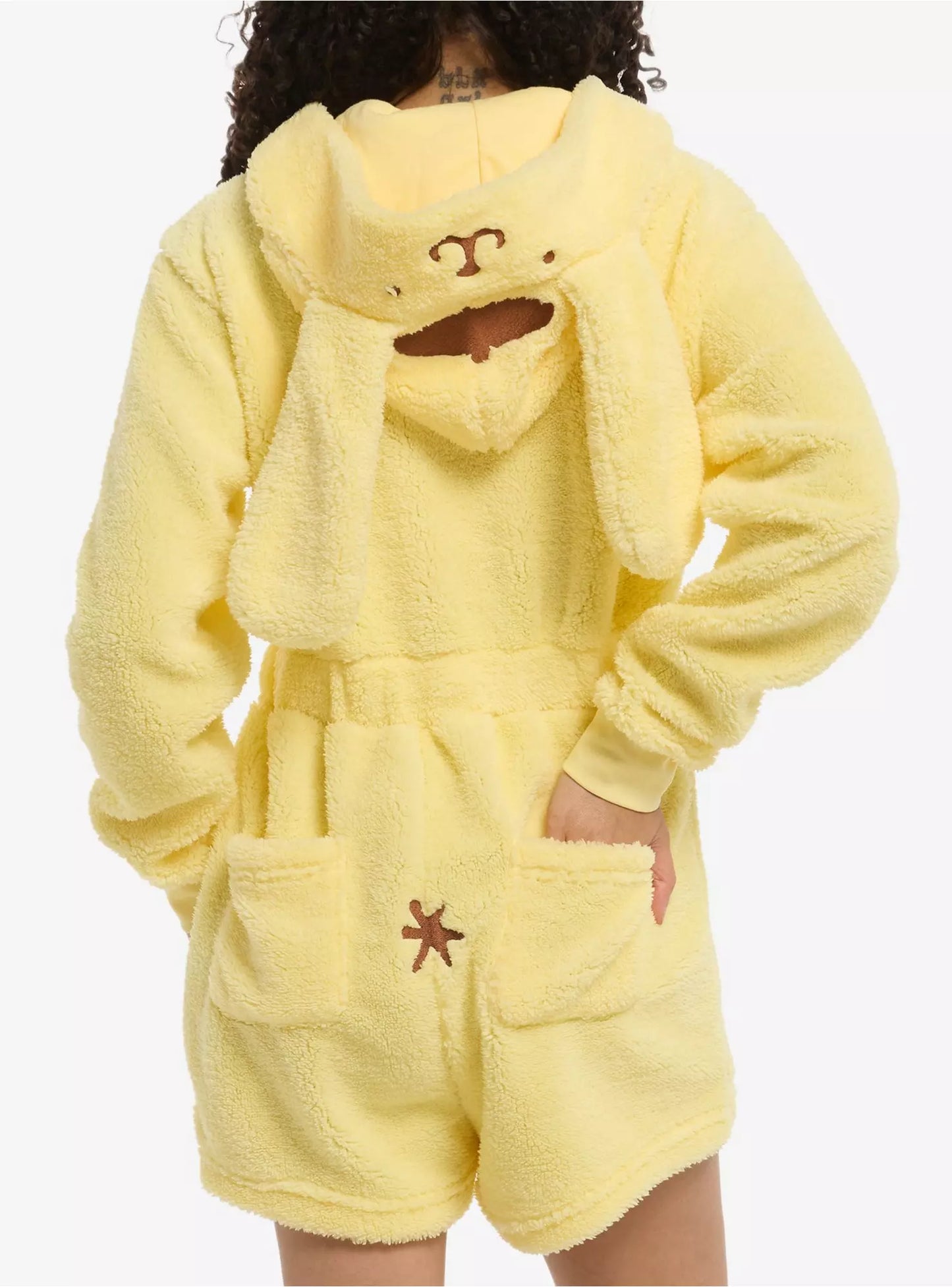Pompompurin Fuzzy Romper ***Preorden***