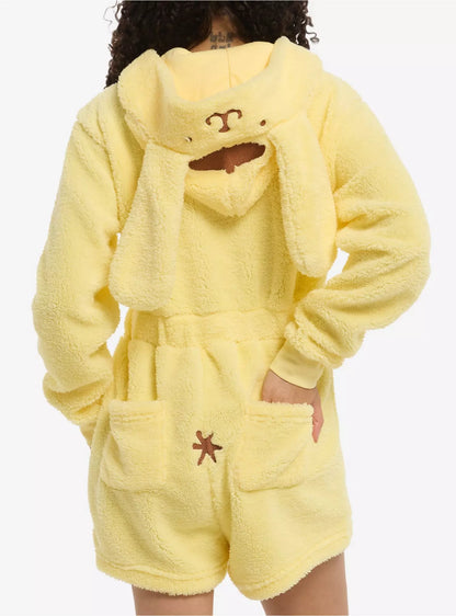 Pompompurin Fuzzy Romper ***Preorden***