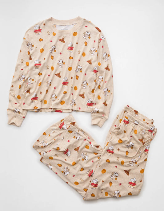 Set De Pijama Snoopy Fall American Eagle ***Preorden***