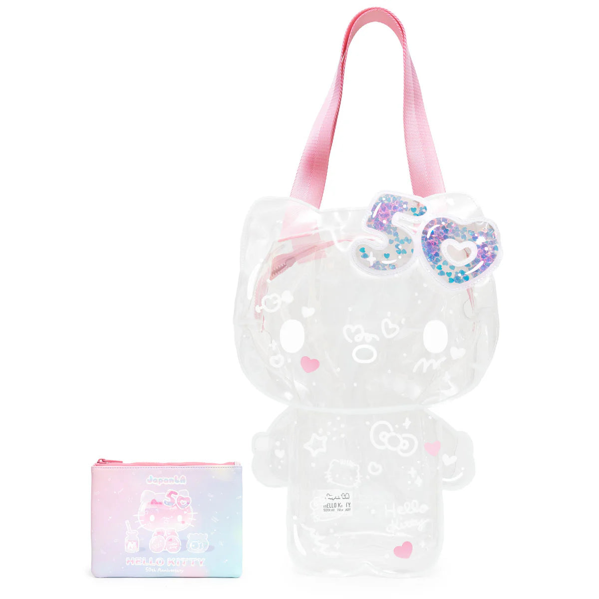 Hello Kitty 50th Anniversary JappanLA Clear Bag With Pouch ***Preorden***