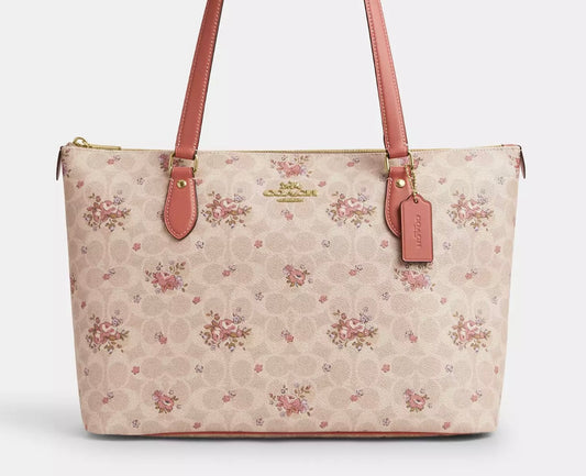 Gallery Tote Bag Floral Print Coach ***Preorden***