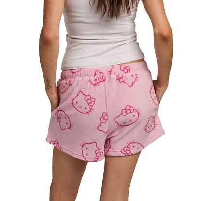 Short Fuzzy Hello Kitty Caritas Rosa ***Preorden***