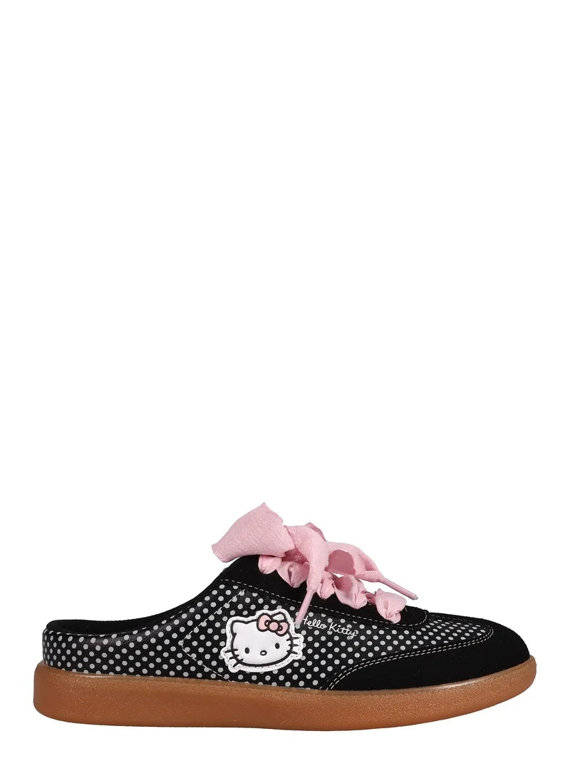 Backless Sneakers Hello Kitty Puntos Negros ***Preorden***
