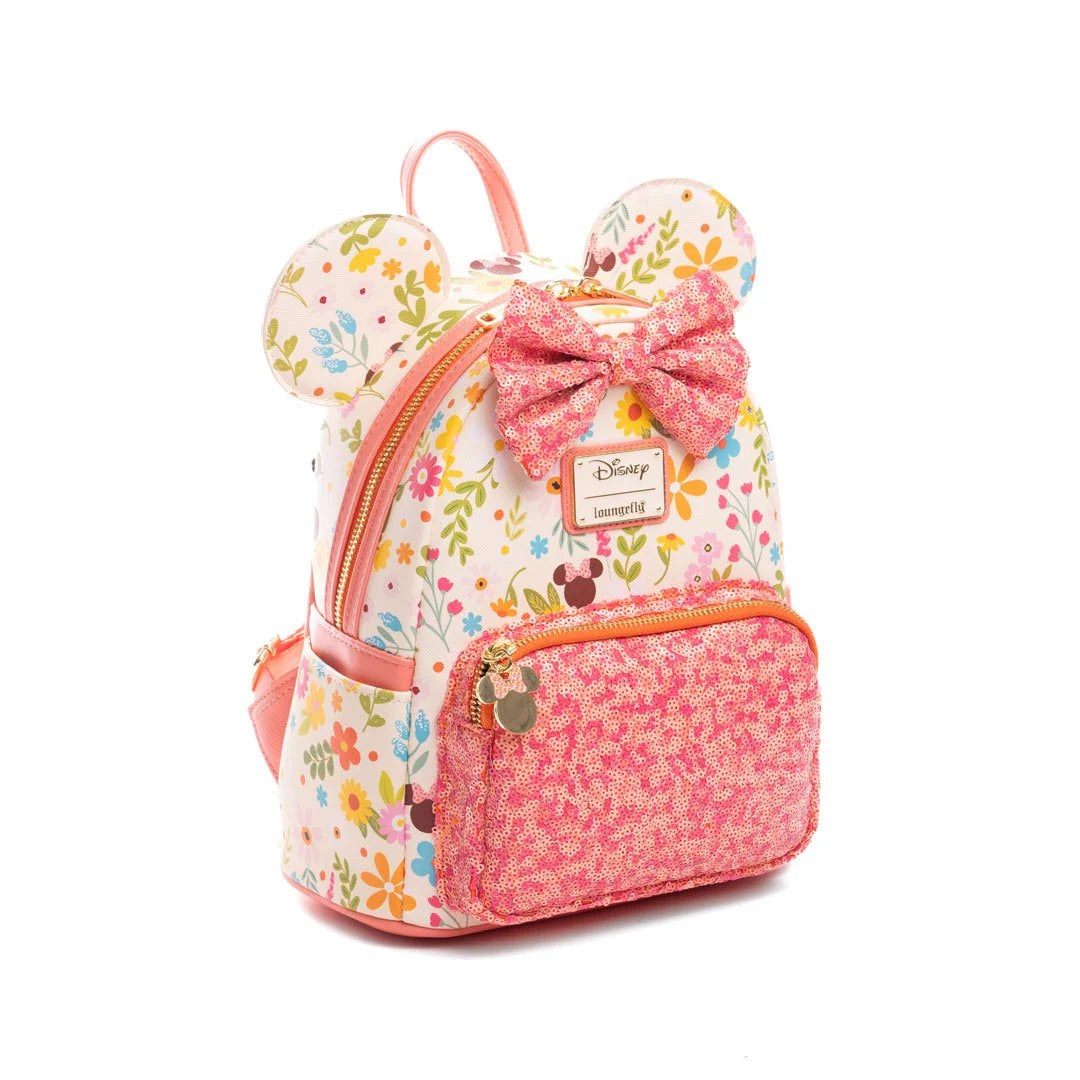 Mini Backpack Minnie Mouse Springtime Loungefly ***Preorden***