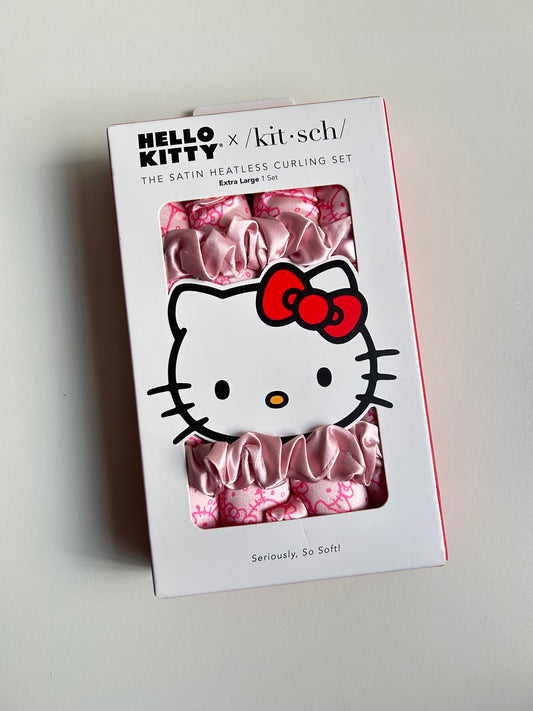 Heatless Curling Set - Pink Hello Kitty Caritas Kitsch