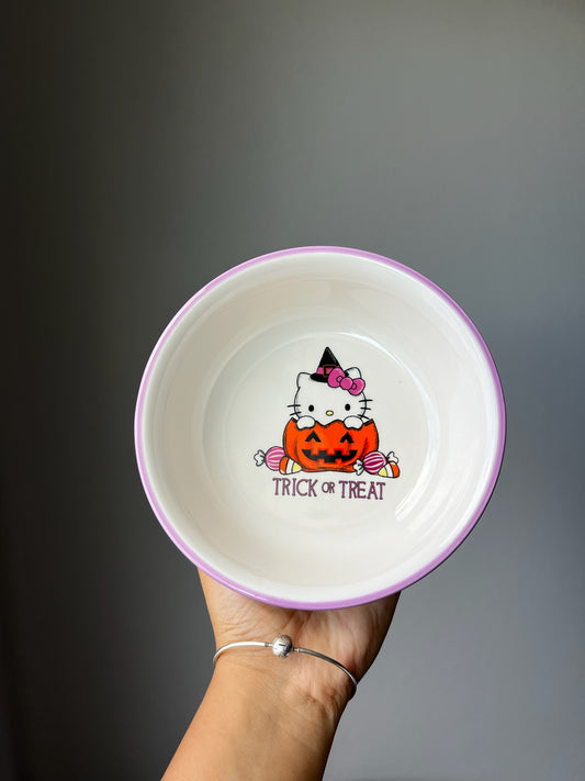 Plato Mediano Para Mascotas Hello Kitty Brujita