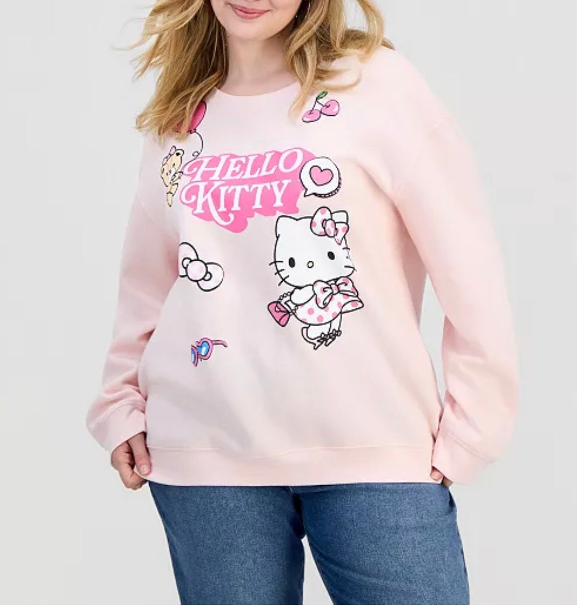 Sudadera Hello Kitty Trendy Talla Plus ***Preorden***