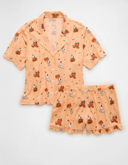 Set de Pijama Snoopy Calabazas American Eagle ***Peeorden***