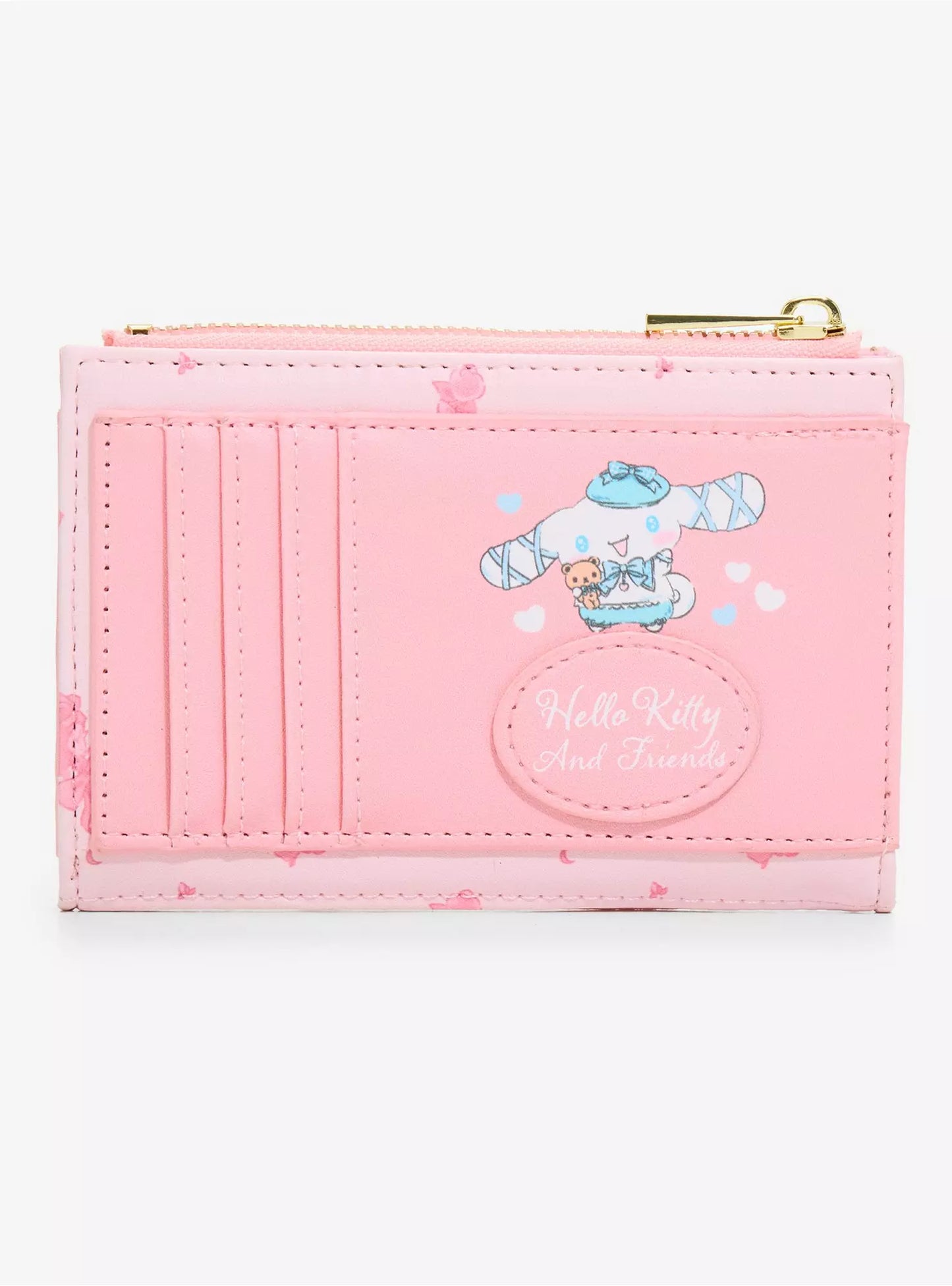 Tarjetero Hello Kitty & Sus Amigos Flores y Moños Rosas ***Preorden***