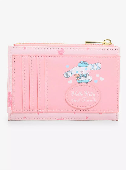 Tarjetero Hello Kitty & Sus Amigos Flores y Moños Rosas ***Preorden***