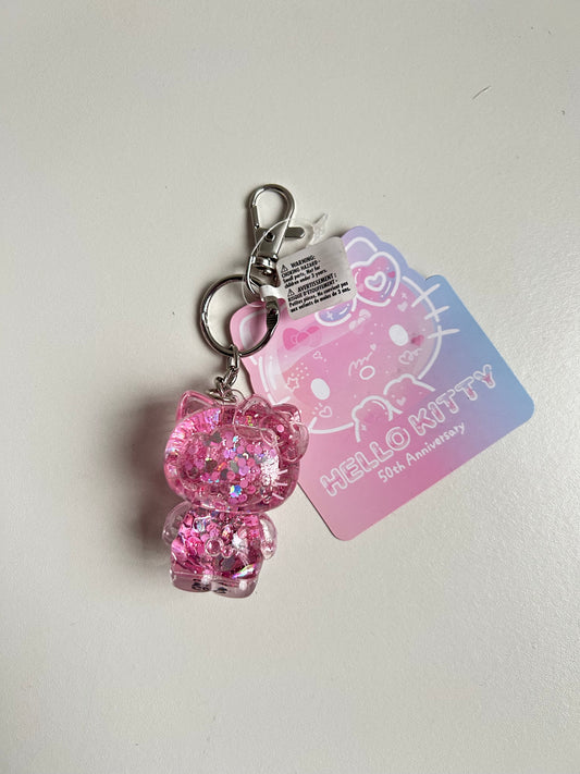 Llavero De Agua Hello Kitty 50 Aniversario