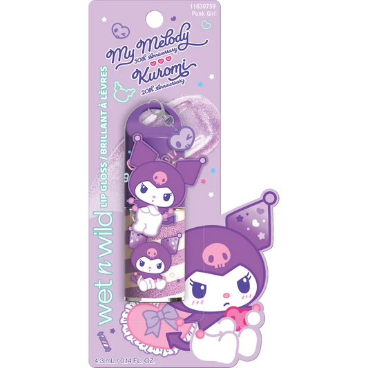 Lip Gloss Wet N Wild Kuromi & My Melody ***Preorden***