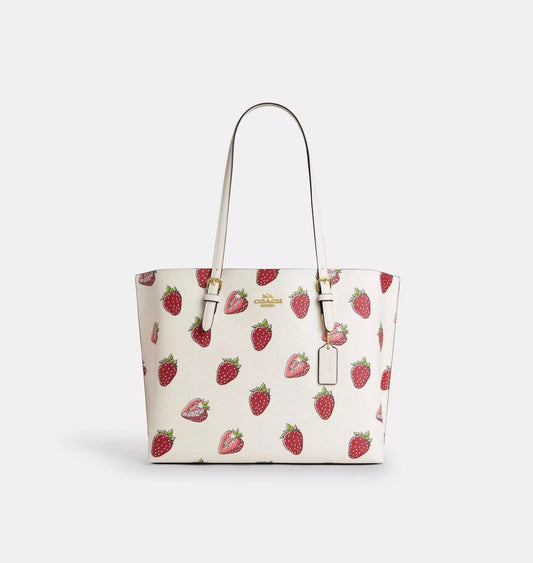 Mollie Tote Bag Strawberry Print Coach ***Preorden***