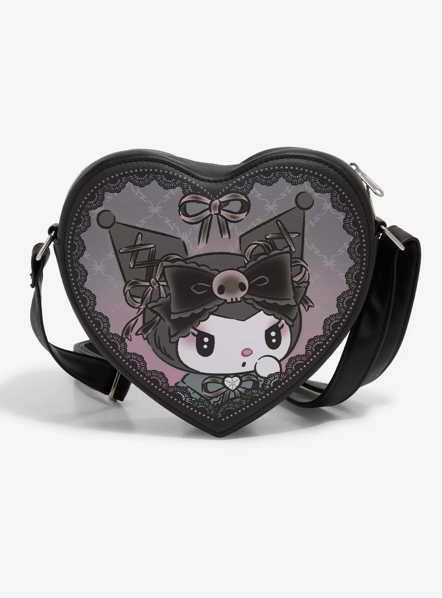 Loungefly Kuromi Lolita Heart Crossbody Bag ***Preorden***