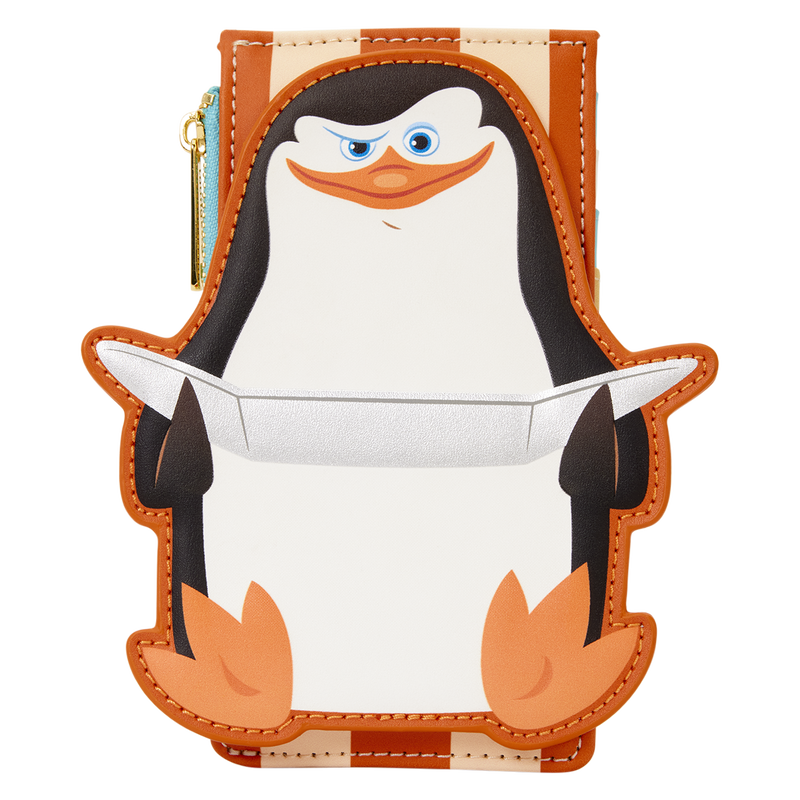 Tarjetero Monedero Los Pingüinos de Madagascar ***Preorden***