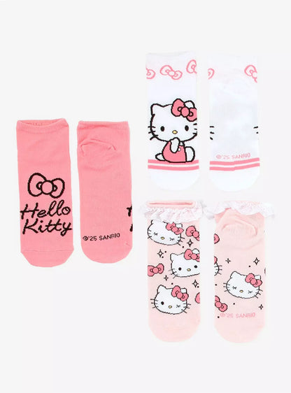 Set de 3 Calcetas Hello Kitty ***Preorden***