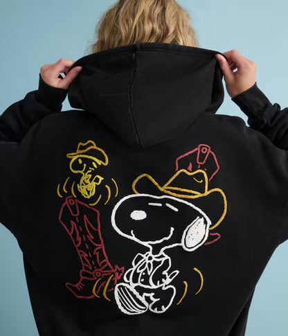 Pullover Hoodie Snoooy Western Cowboy Aeropostale ***Preorden***