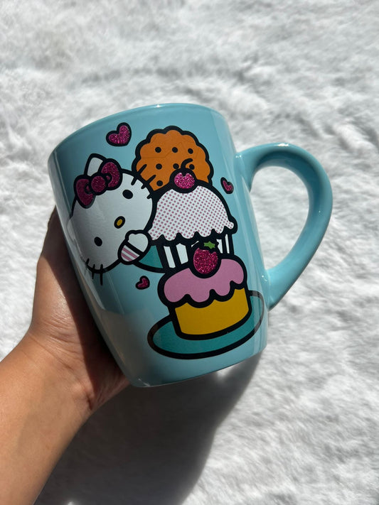 Taza Grande Hello Kitty Pasteles