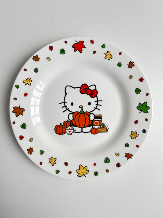 Plato Chico Hello Kitty Pumpkin