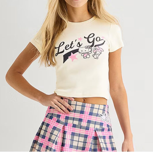 Playera Hello Kitty Y Sus Amigos Let’s Go ***Preorden***