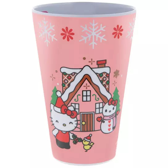 Vaso De Plástico Hello Kitty Santa ***Preorden***