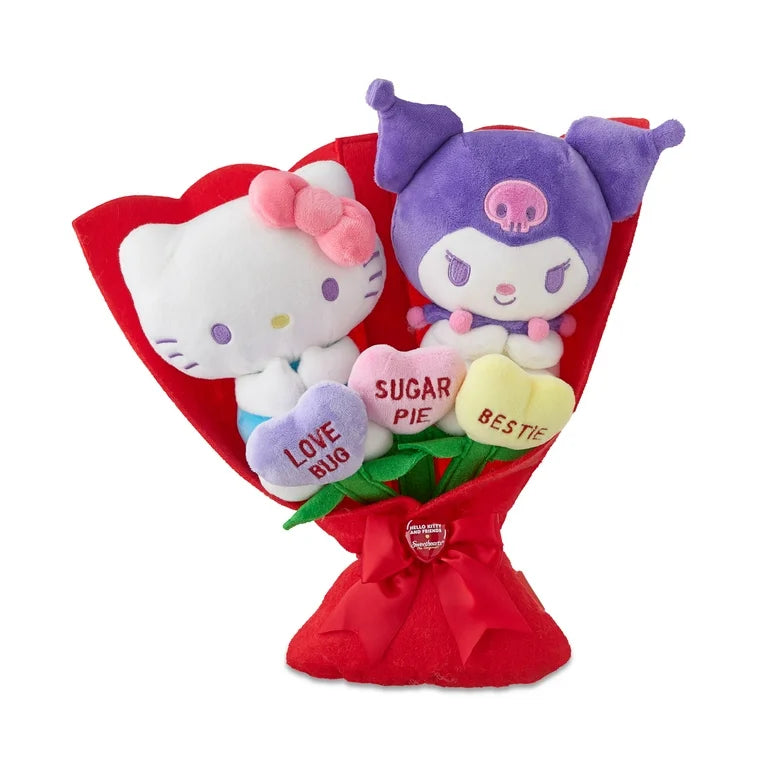 Ramo De Peluche Hello Kitty & Kuromi Sweethearts ***Preorden***