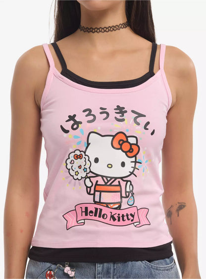 Playera De Tirantes Hello Kitty Mitsuri ***Preorden***