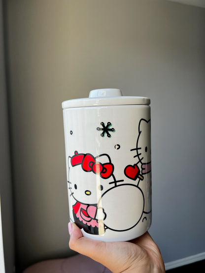 Contenedor Hello Kitty Snowman ***Preorden***