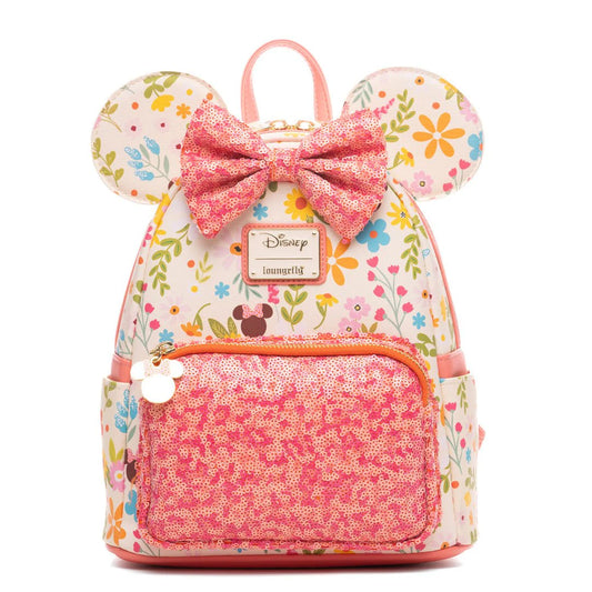 Mini Backpack Minnie Mouse Springtime Loungefly ***Preorden***