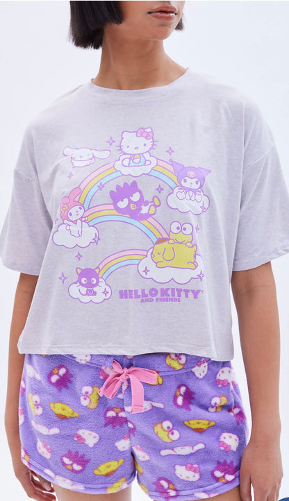 Sanrio Pajama Short Set  Importada de Canada (Licencia Sanrio USA)