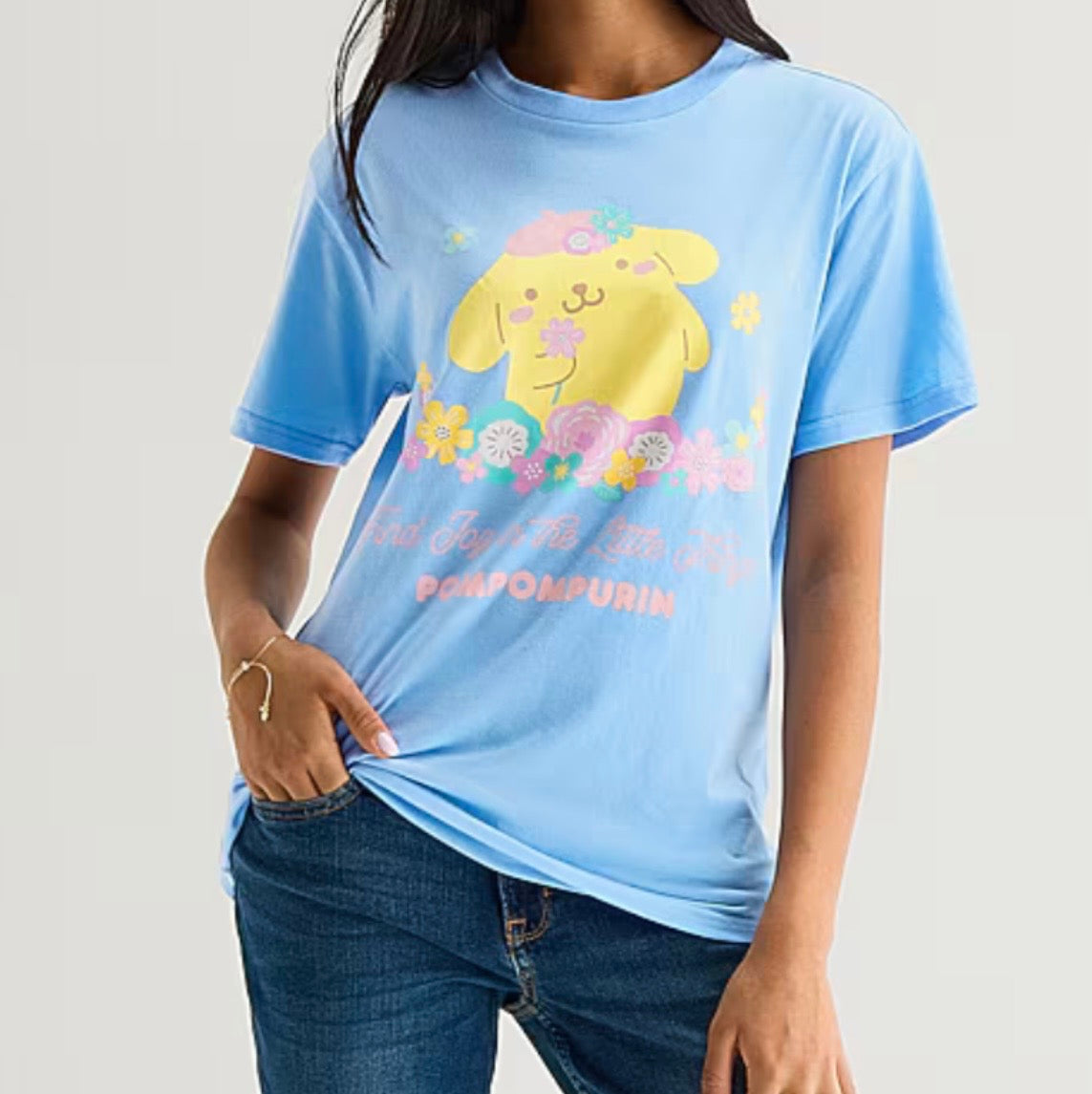 Playera Pompompurin Flores ***Preorden***